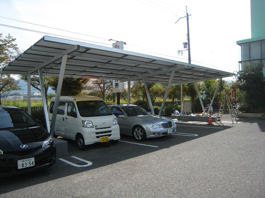 Aluminum  Waterproof Solar Carport System